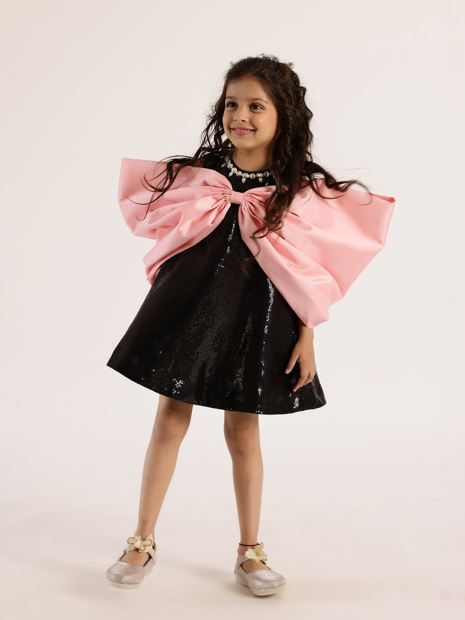 Black kids party dress - janyascloset.com