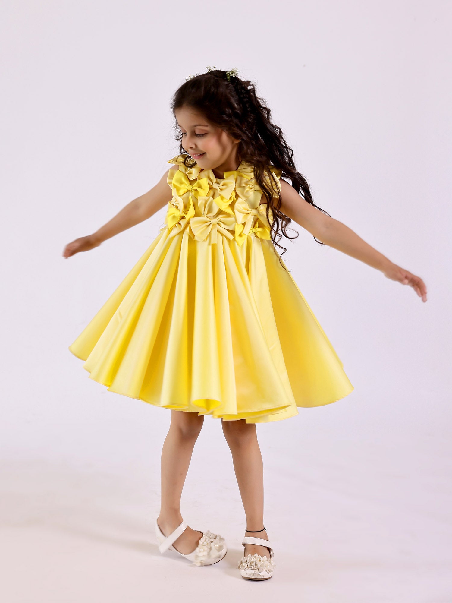 Yellow bloom baby dress - janyascloset.com