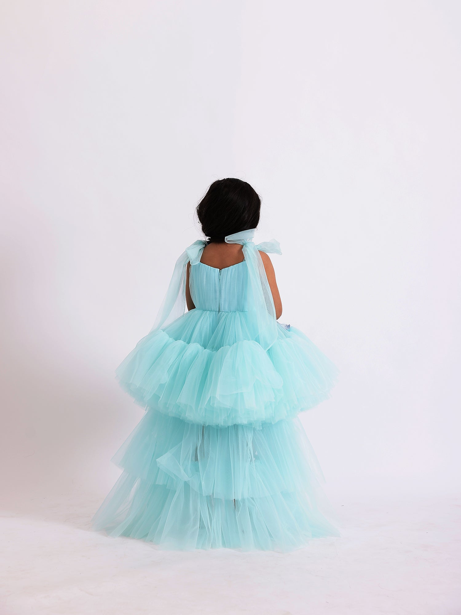 JANYAS CLOSET Blue Detachable Kayo Princess Party Dress