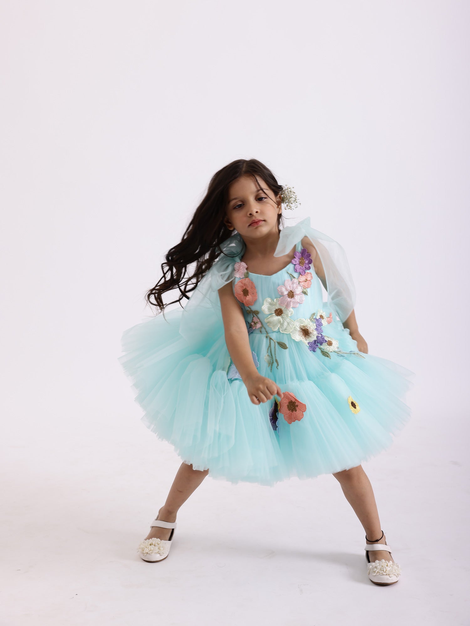 JANYAS CLOSET Blue Detachable Kayo Princess Party Dress