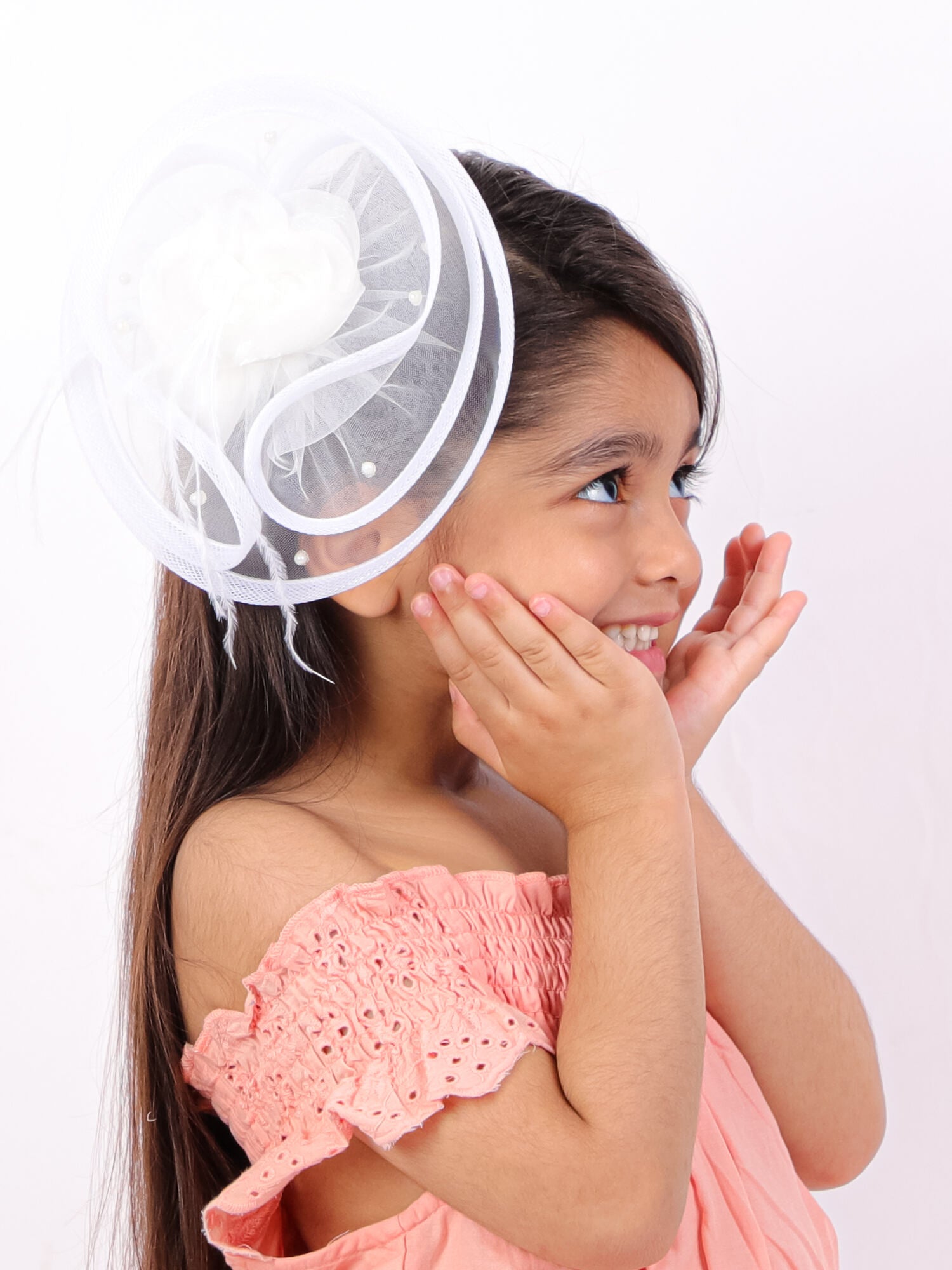 White Twisted Hair Clip