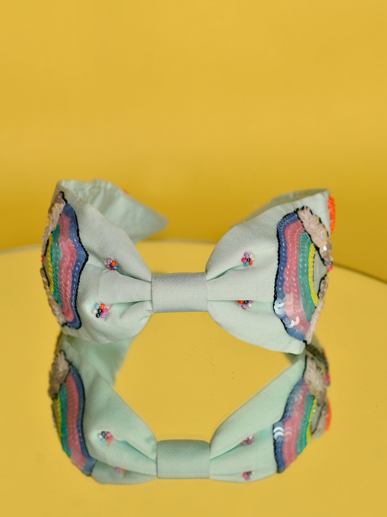 Aqua Green Unicorn Embellished Hairband