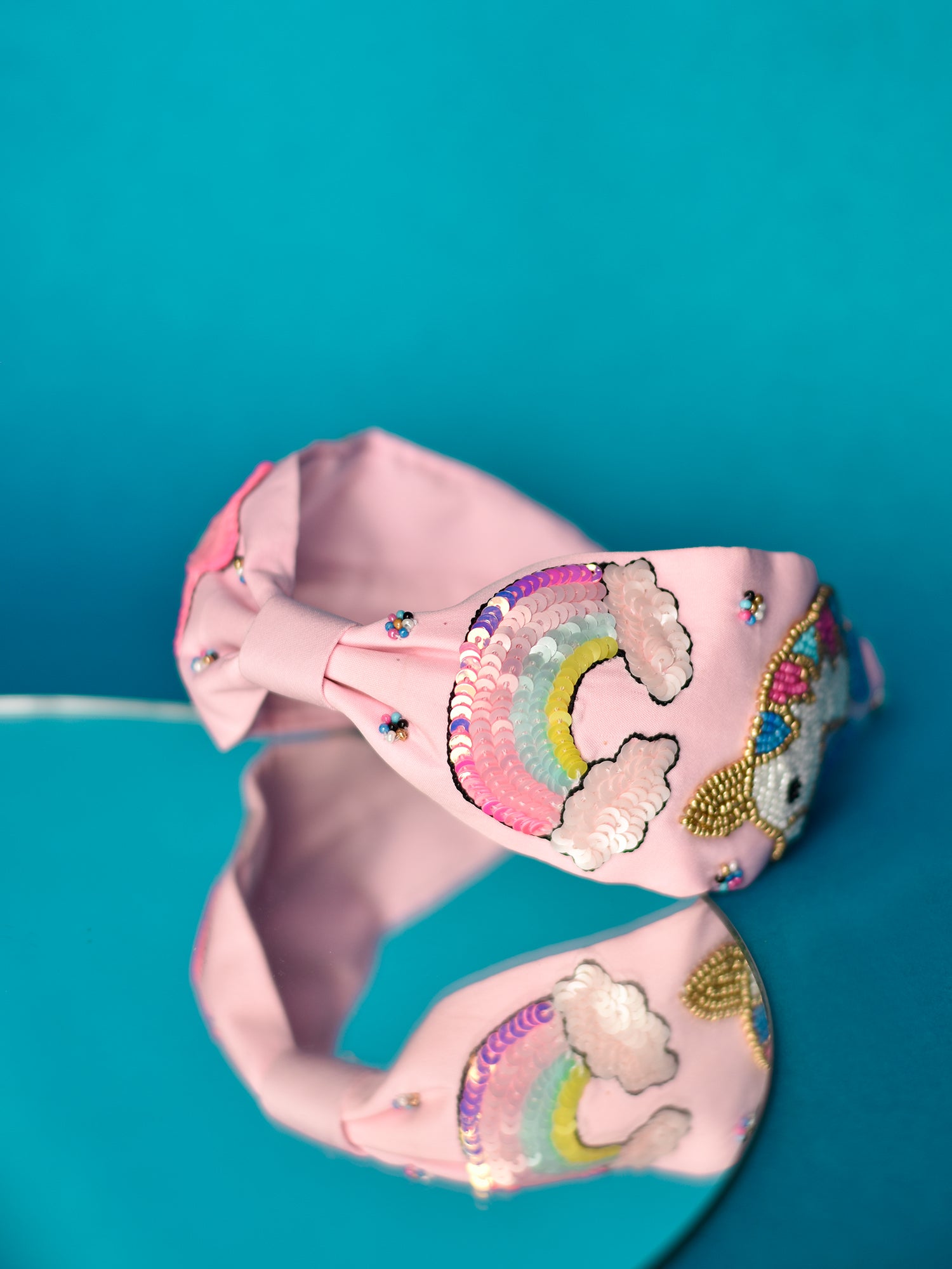 Pink Unicorn Embellished Hairband