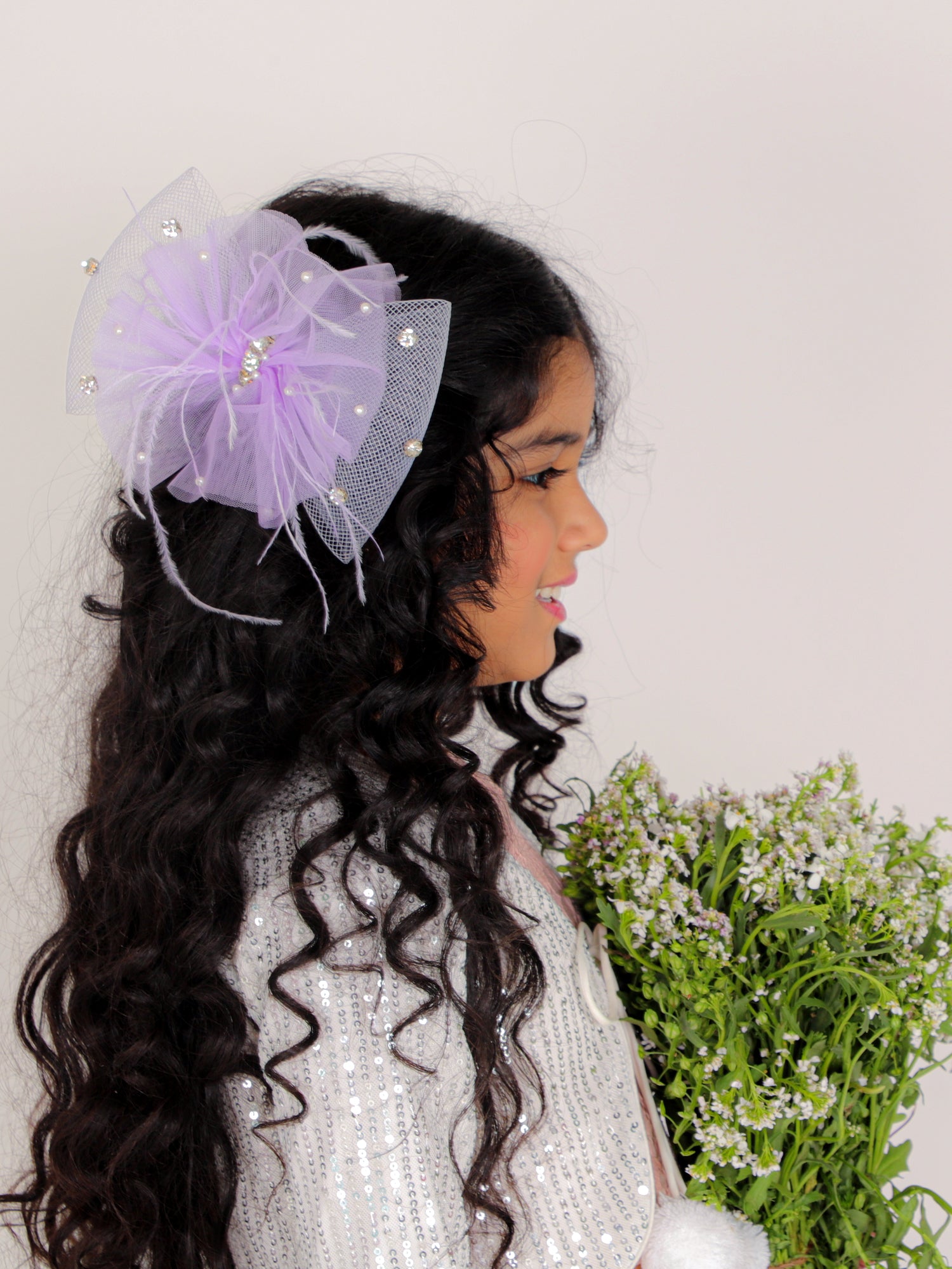 Princess Kate Lavender Hair clip