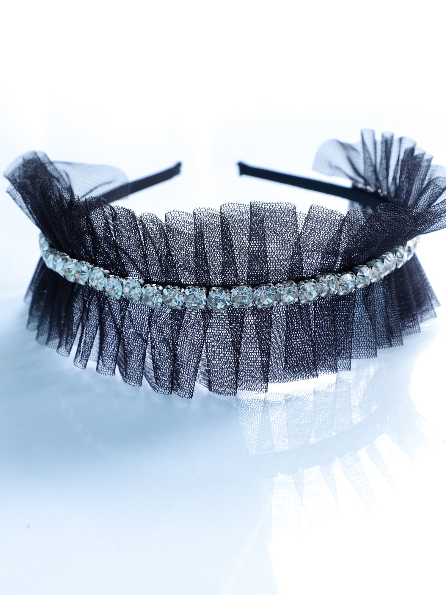 Elegant Black Chic Beads Headband