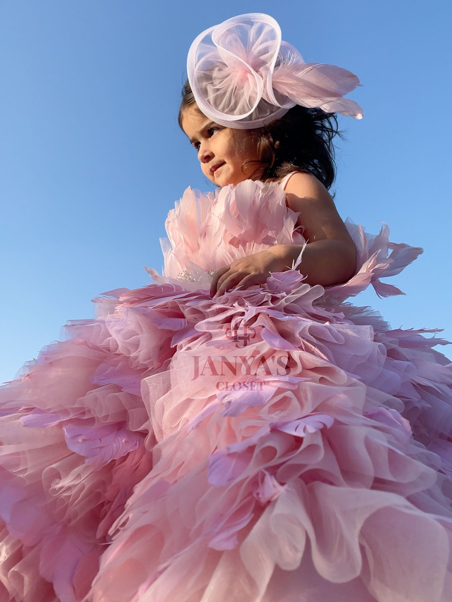 Feathers On The Runway With Hair Pin