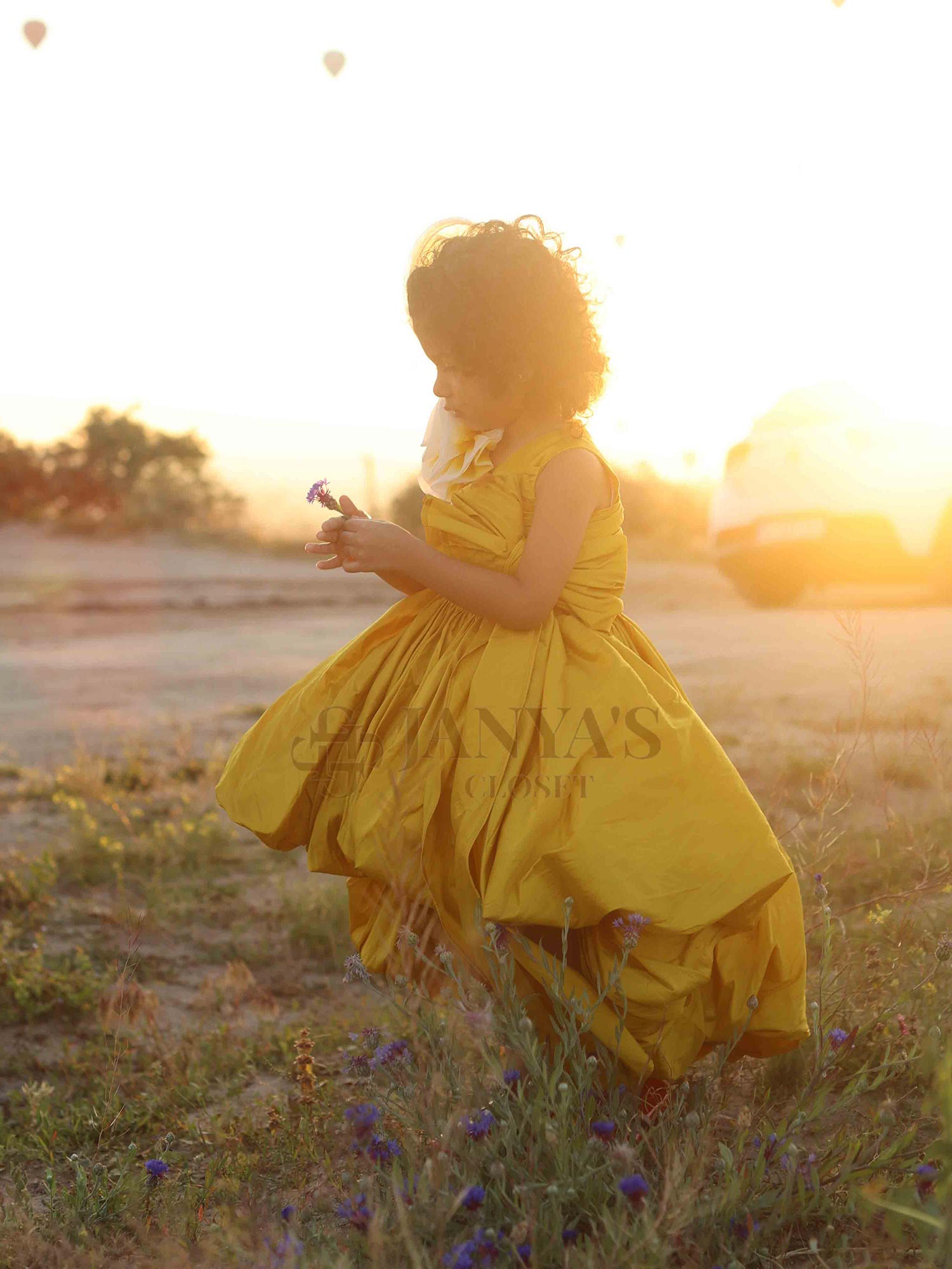 High Low Katarina Dress With Hair Pin