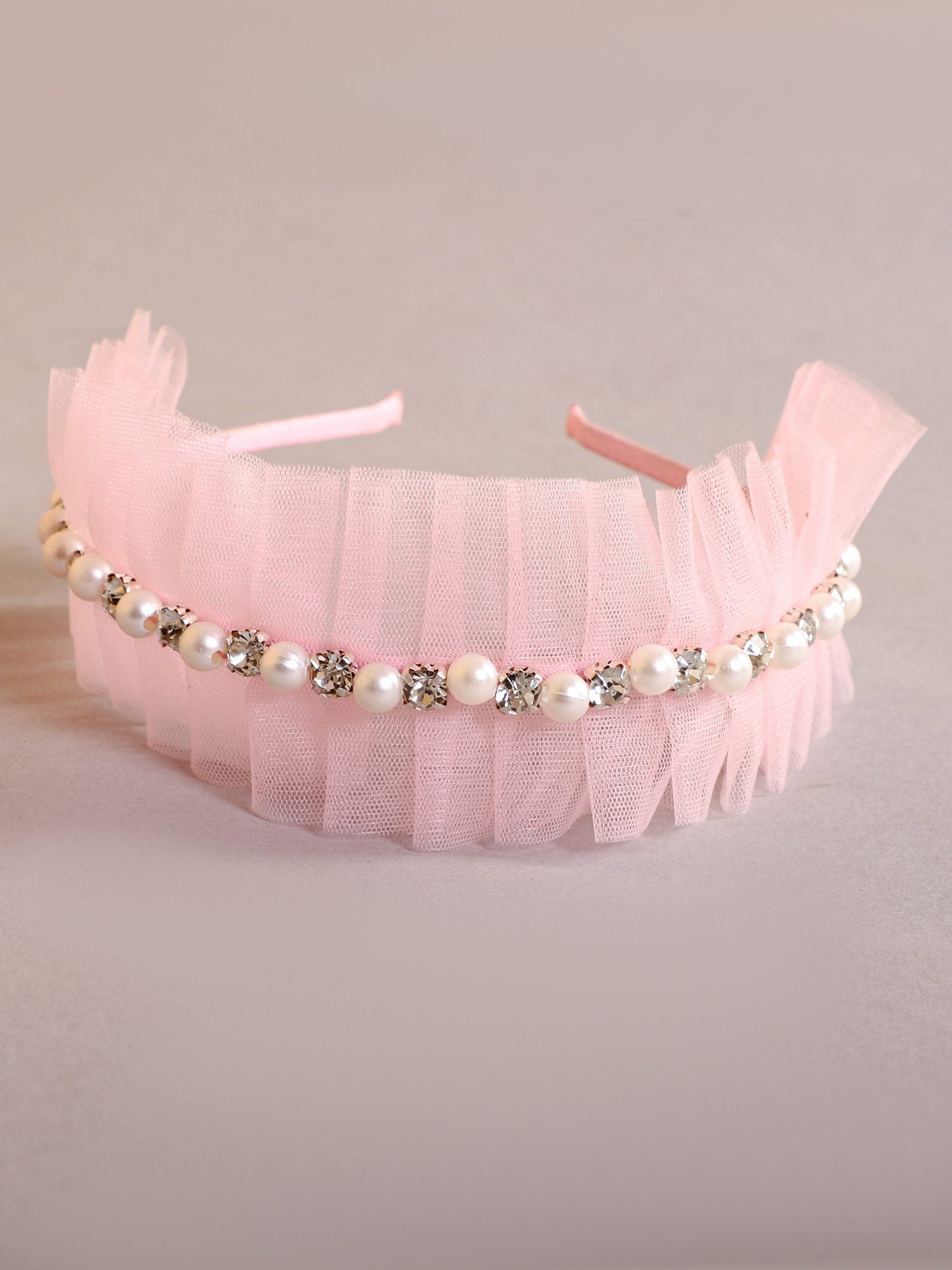 Elegant Pink Chic Beads Headband